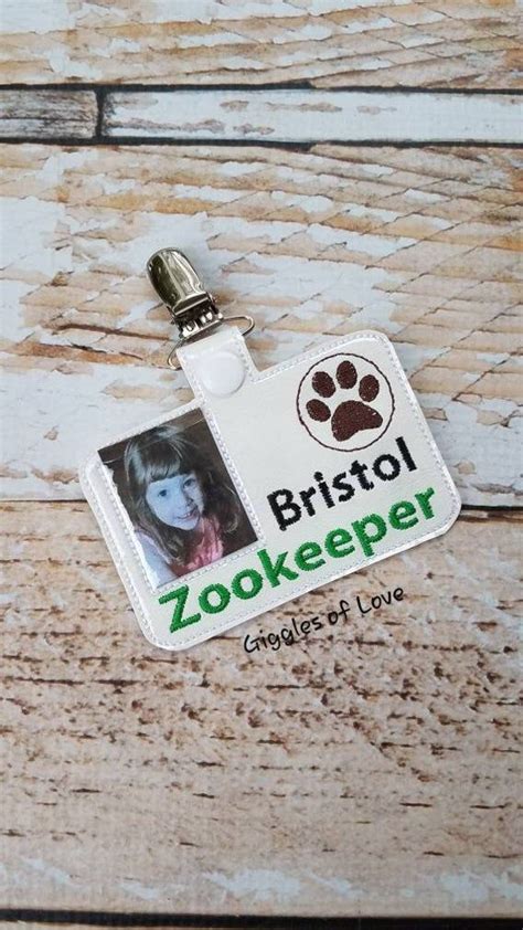 Zookeeper Name Tag Printable